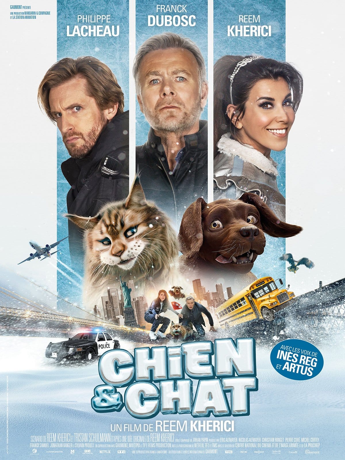 Affiche du film Chien et Chat de Reem Kherici